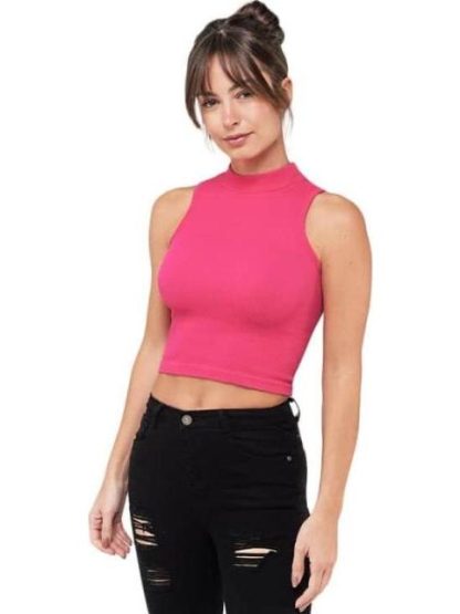 TOP SIN MANGAS ROSA HOLLY LAND - Image 4