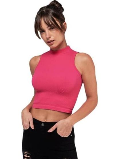 TOP SIN MANGAS ROSA HOLLY LAND - Image 5