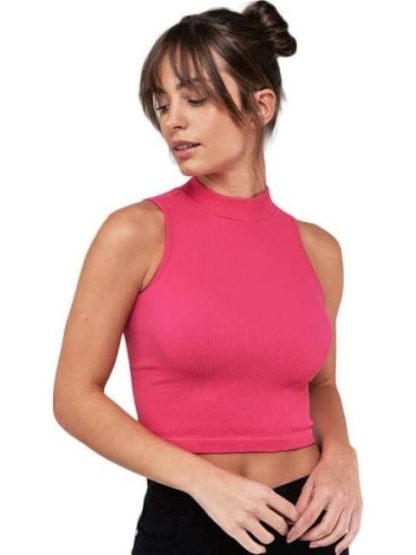 TOP SIN MANGAS ROSA HOLLY LAND - Image 6