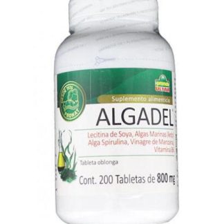 CAPLETAS ALGADEL C 200 800MG LECITINA DE SOYAALGAS MARINAS(KELP)A PRONAT