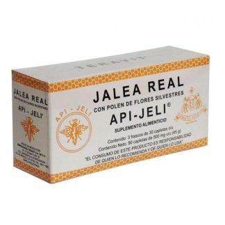 CAPLETAS JALEA REAL API-JELI C 90 DE 500 MG. CON POLEN DE FLORES EMPACADORA TERAVIT