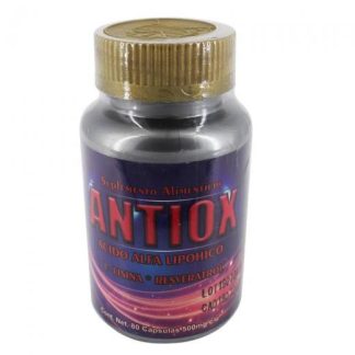 CAPS. ANTIOX C 80 500 MG ACIDO ALFA LIPOICO L-LISINA Y RESVERATRO MIEL SALUD Y VIDA
