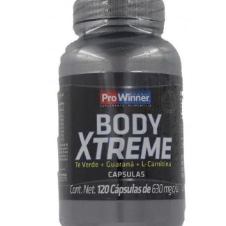 CAPS. BODY XTREM C 120 630MG. INGREDIENTESTE VERDE+GUARANA+L-CA PRONAT