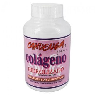 CAPS. COLAGENO HIDROLIZADO C 120 500MG C U SUPLEMENTO ALIMENTICIO CAHUENGA