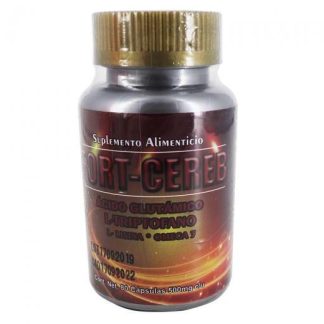 CAPS. FORT-CEREB C 80 500 MG L-TRIPTOFANO L-LISINA Y OMEGA 3 MIEL SALUD Y VIDA