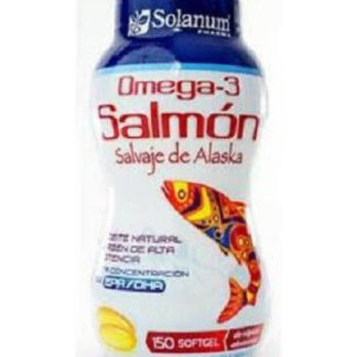 CAPS. OMEGA-3 SALMON SALVAJE DE ALASKA C 150 ACEITE NATURAL VIRGE SOLANUM PHARMA