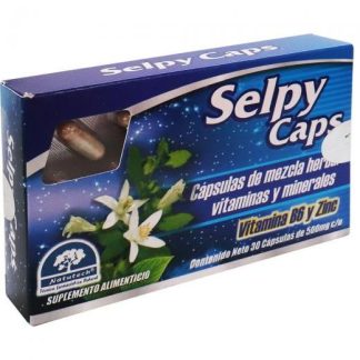 CAPS. SELPY C 30 CAPS. DE MEZCLA HERBAL VIT Y MINERALESVIT.B 6 Y LAB. NATUTECH