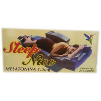 CAPS. SLEEP NICE MELATONINA C 24 1.5 MG MEDICAMENTOS N. ALOPATIA Y NATURISMO