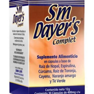 CAPS. SM DAYERS COMPLETE C 30 RAIZ DE NOPAL ESPIRULINACURCUMARAIZ ZANI LIFE