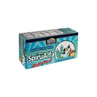 CAPS. SPIRUALFA C 60 500MG A BASE DE ALGA SPIRULINA Y ALFALFA SOLO PARA DIABETICOS