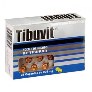CAPS. TIBUVIT C 75 ACEITE DE HIGADO DE TIBURON B.Q.M.