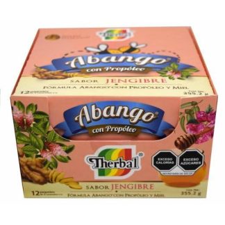 CARAMELO ABANGO CON JENGIBRE 29.6 G THERBAL P 12