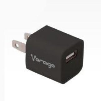 CARGADOR DE PARED VORAGO AU105 INTERIOR CORRIENTE ALTERNA NEGRO 5 V
