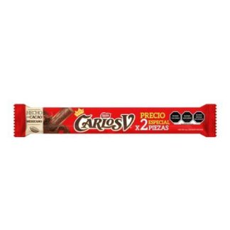 CARLOS V BARRA PAR DE REYES CHOCOLATE CON 15 PZ DE 34 GR