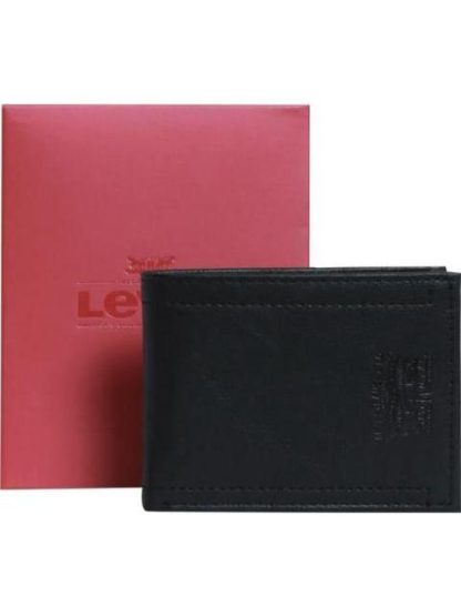 CARTERA BIFOLD HORIZONTAL CORTE SINTETICO NEGRO LEVIS STRAUSS - Image 4