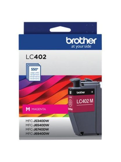 CARTUCHO BROTHER LC402M MAGENTA 550 PAGINAS