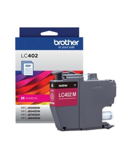 CARTUCHO BROTHER LC402M MAGENTA 550 PAGINAS - Image 2