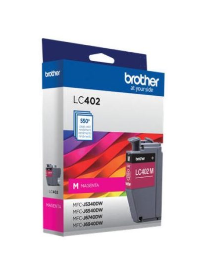 CARTUCHO BROTHER LC402M MAGENTA 550 PAGINAS - Image 6