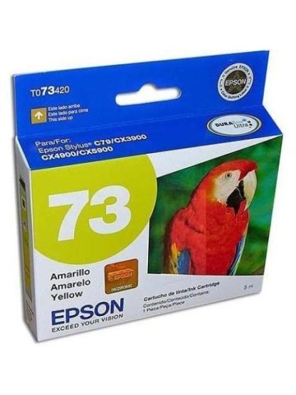 CARTUCHO EPSON 73N AMARILLO 380 PAGINAS