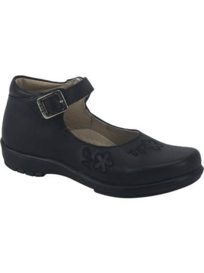 ZAPATO ESCOLAR DE PIEL NEGRO DOGI - Image 2