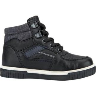 CASUAL BOTIN SUELA BICOLOR NEGRO BLASITO