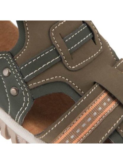 CASUAL SANDALIA PESCADOR VERDE OLIVO SCHATZ KIDS - Image 4