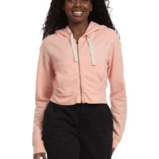 CHAMARRA VINTAGE WASH FULL ZIP HOODIE ROSA CHAMPION