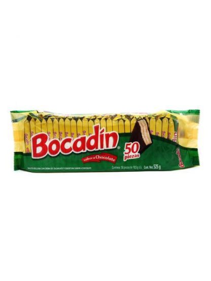 CHOCOLATE BOCADIN PAQUETE CON 50 PIEZAS