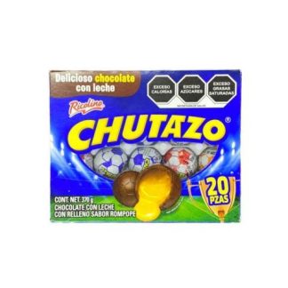 CHOCOLATE CHUTAZO PAQUETE DE 20 PIEZAS DE 14.5 GR