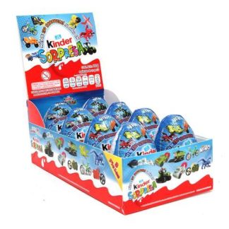 CHOCOLATE HUEVO KINDER SORPRESANINO 8 PIEZAS DE 20 GR