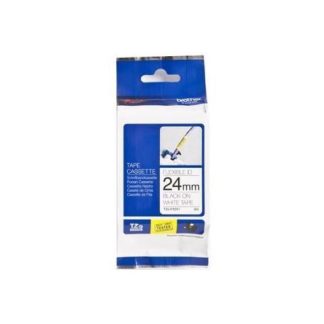 CINTA BROTHER TZE-FX251 NEGRO SOBRE BLANCO 24MM X 8M