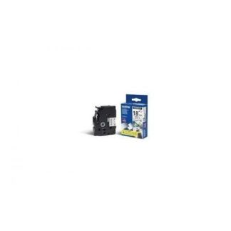 CINTA BROTHER TZEFX241 - TEXTO NEGRO SOBRE FONDO BLANCO - 18MM X 8MTS - FLEXIBLE