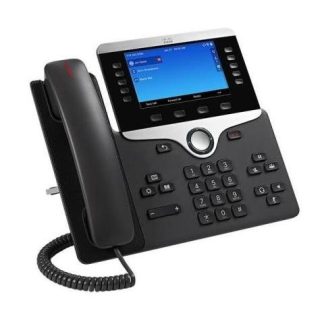 CISCO TELEFONO IP CON PANTALLA 5 8841 ALAMBRICO ALTAVOZ NEGRO-PLATA - ¡REQUIERE LICENCIA CONSULTA CON SERVICIO AL CLIENTE!