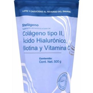 COLAGENO TIPO 2 ACIDO HIALURONICO Y VITAMINA C 500 G SHELAGENO