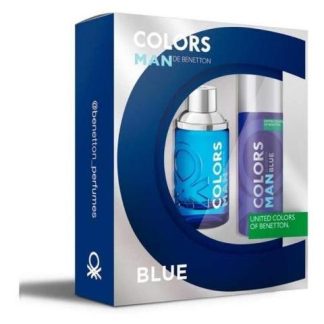 COLORS DE BENETTON MAN BLUE BENETTON 2PZ 100ML EDT - HOMBRE
