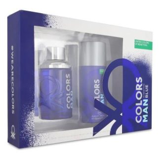 COLORS DE BENETTON MAN BLUE BENETTON 2PZ 100ML EDT - HOMBRE