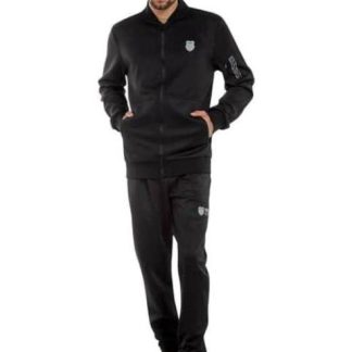 CONJUNTO 2 PIEZAS K-SWISS TRACK SUIT NEGRO K-SWISS