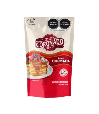 CORONADO CAJETA QUEMADA DOY PACK 220 GR