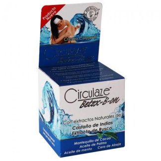 CREMA CIRCULAZE BETEX-B-ON 160GR CASTAñO DE INDIASEXTRACTO DE RUSCOM BIO SER NATURAL