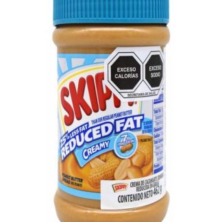 CREMA DE CACAHUATE CREMOSA REDUCIDA EN GRASA 462 G SKIPPY