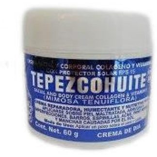 CREMA DE TEPEZCOHITE DIA 60GR FACIAL Y CORPORAL C COLAGENOVIT EY TEPEZCOHUITE DEL INDIO PAPAGO