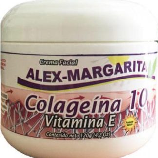 CREMA FACIAL COLAGEINA 10 VIT E ALEX-MARGARITA 120 GR. NUTRY SALUD