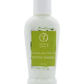 CREMA PARA MANOS BAMBU PEPINO 30 ML VIDA VERDE Y E.