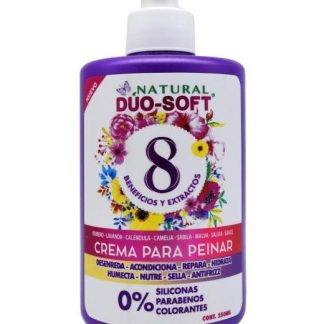 CREMA PARA PEINAR 8 EXTRACTOS 250 ML NATURAL DUO-SOFT