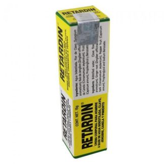 CREMA RETARDIN 15GR. A BASE DE AGUA BIDESTILADACLAVO JENJIBRECANE GN+VIDA