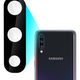 CRISTAL LENTE CAMARA PARA SAMSUNG A70 SM-A705 CON ADHESIVO