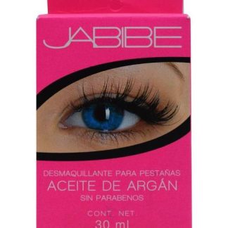 DESMAQUILLANTE PARA PESTAÑAS ACEITE DE ARGAN 30 ML JABIBE