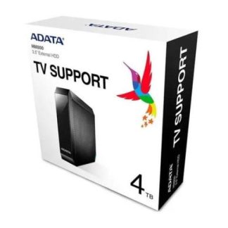 DISCO DURO EXTERNO ADATA HM800 4 TB USB 3.2 (USB 3.1 3.0 2.0) 3.5 PULGADAS NEGRO