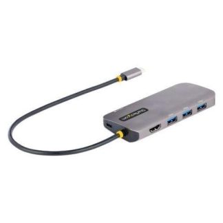 DOCKING STATION STARTECH USB-C 3X USB-A 3.2 USB-A 3.1 RJ-45 HDMI GRIS 127B-USBC-MULTIPORT