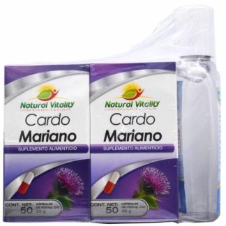 DUO CARDO MARIANO 50 CAP MAS GEL ANTIBACTERIAL NATURAL VITALITY